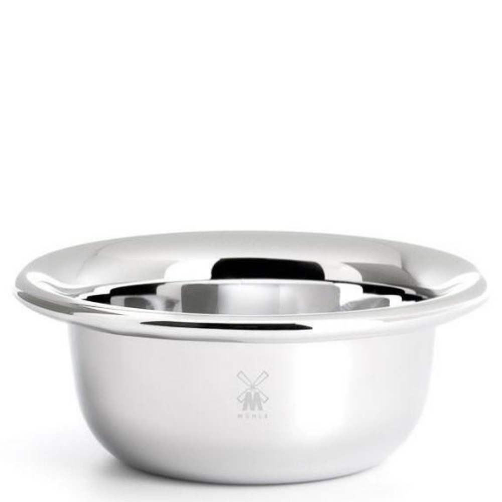 Muhle Stainless Steel, Chrome-Plated Shaving Bowl